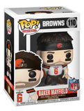 Funko Baker Mayfield Odell Beckham Jr Bundle Cleveland Browns NFL Pop Vinyl Figures (with Shield Protectors) New Rare Limited Collector Edition Holiday 2019 Ultimate Gift for Your Favorite Browns Fan