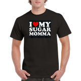 I Love My Sugar Momma Heavyweight Unisex Crewneck T-shirt