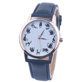 *** NEW *** Cat Lover Womens Watch Leather Quartz