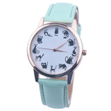 *** NEW *** Cat Lover Womens Watch Leather Quartz