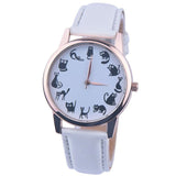 *** NEW *** Cat Lover Womens Watch Leather Quartz