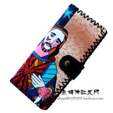 Printing Cartoon cat wallets women clutch wallet, fashion female purse PU leather lady purse Antique National wind change purse