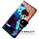 Printing Cartoon cat wallets women clutch wallet, fashion female purse PU leather lady purse Antique National wind change purse