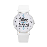 *** NEW *** Follow Dreams Womens Watch Leather Quartz