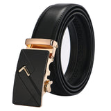 leather strap male automatic buckle belts for men authentic girdle trend men's belts ceinture Fashion designer women jean belt