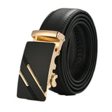 leather strap male automatic buckle belts for men authentic girdle trend men's belts ceinture Fashion designer women jean belt