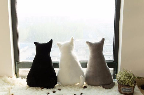 *** NEW ***  Cat Soft Stuffed Plush Shadow Pillow Cushion