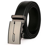 leather strap male automatic buckle belts for men authentic girdle trend men's belts ceinture Fashion designer women jean belt