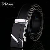 PATEROY Men's Belt Male Waist Belts Genuine Leather Riem Cinturon Hombre Ceinture Homme Designer Cinto Masculino High Quality