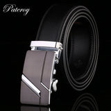 PATEROY Men's Belt Male Waist Belts Genuine Leather Riem Cinturon Hombre Ceinture Homme Designer Cinto Masculino High Quality