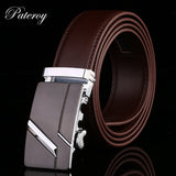 PATEROY Men's Belt Male Waist Belts Genuine Leather Riem Cinturon Hombre Ceinture Homme Designer Cinto Masculino High Quality