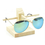 Wooden Sunglasses Eyeglasses Wood Display Stands Shelf Glasses Display Show Stand Holder Rack 9 Sizes Options Natural Material