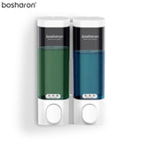 Liquid Soap Dispenser Wall Mounted 300ml Plastic Shower Gel Shampoo Dispensers Hand Sanitizer Home Kitchen Bathroom Accessories