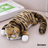 1PC 30cm Funny Simulation Cat Plush Toys Roll Laugh Out Stuffed Cat Doll Swing Body Animal Electric Music Toy Kids Birthday Gift
