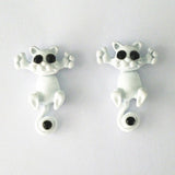3D Cat Earrings