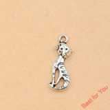 10pcs Mixed Tibetan Silver Plated Animals I Love My Cat Charms Pendants Jewelry Making Diy Charm Handmade Crafts m025