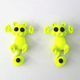 3D Cat Earrings