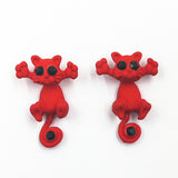 3D Cat Earrings