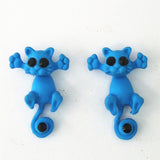 3D Cat Earrings