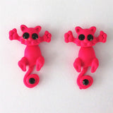 3D Cat Earrings